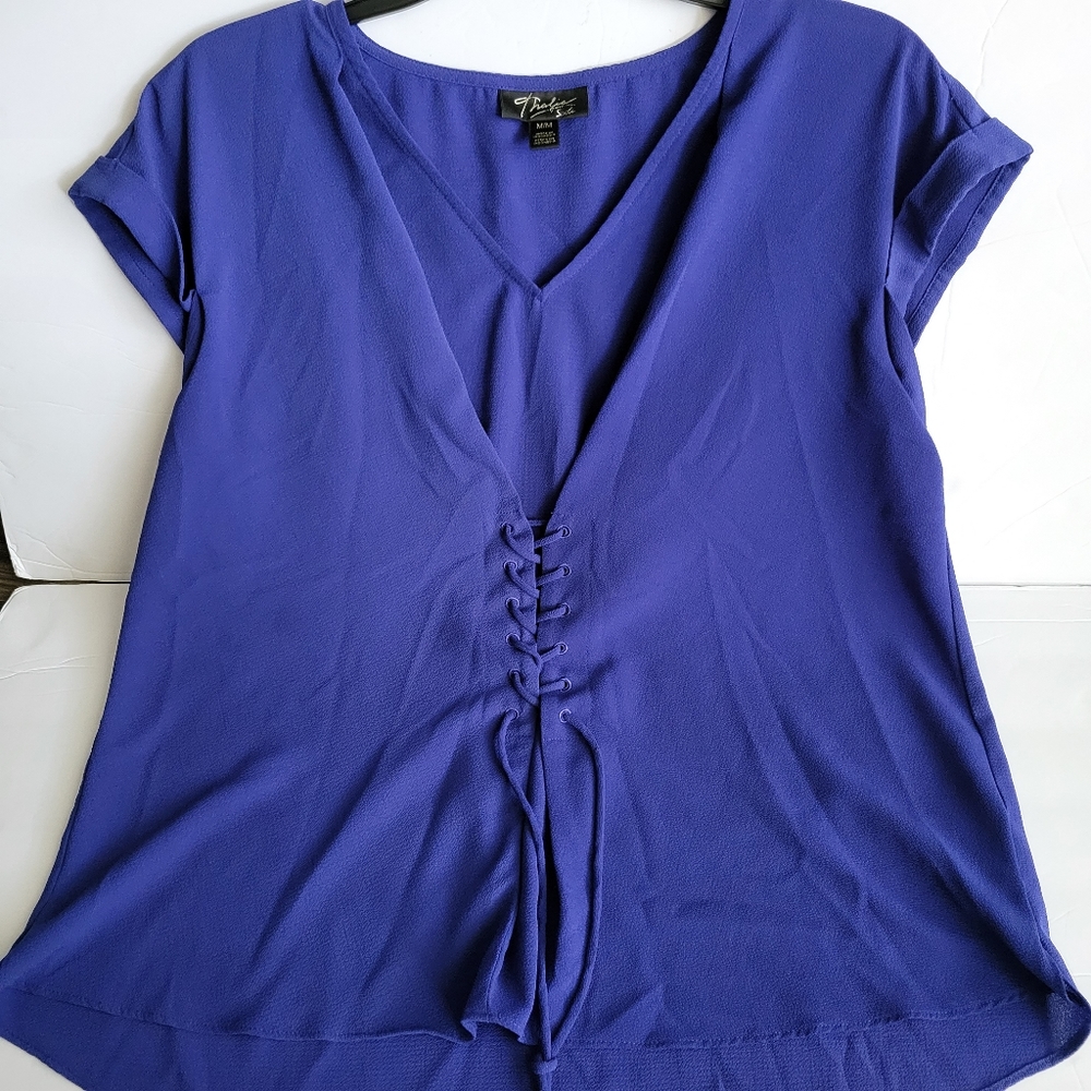 Thalia Sodi Blue Short sleeve Top Blouse